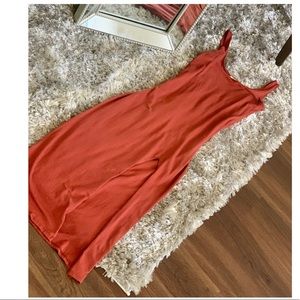 Orange summer dress